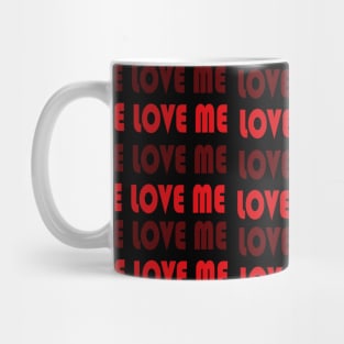 love me pattern Mug